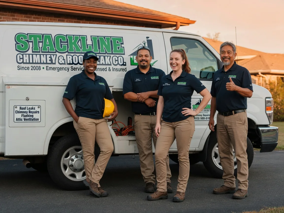 Chimney flashing repair company in Bloomingdale, OH